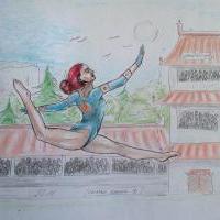 Gymnastka z klanu Uzumaki.. :)